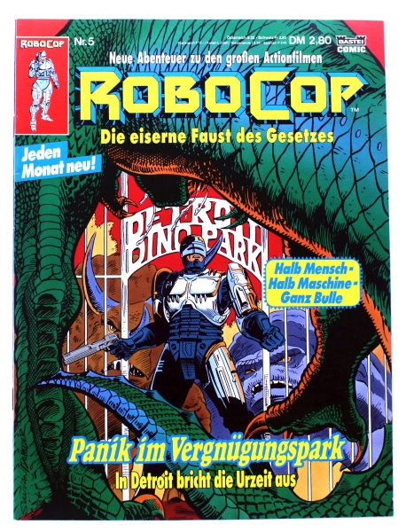 RoboCop - die eiserne Faust des Gesetzes Comic Magazin Nr. 5: Panik im Vergnügungspark von Bastei